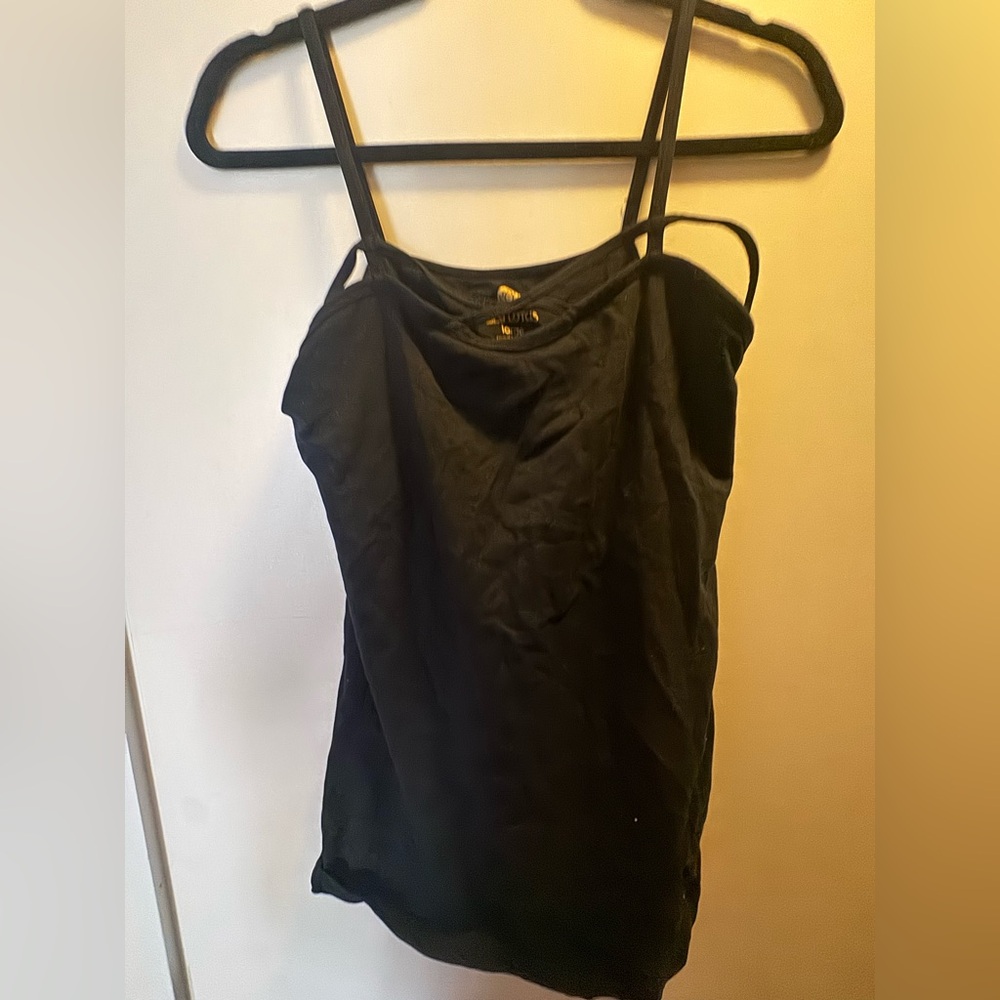 Lily Lotus Black Camisole Top